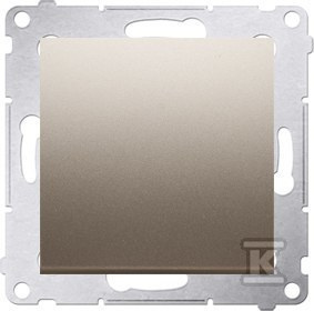 ŁĄCZ.POJ.+RAM.IP20/44 złoty mat simon