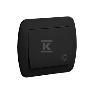 PRZYCISK ŚWIATŁO CZARNY AKORD