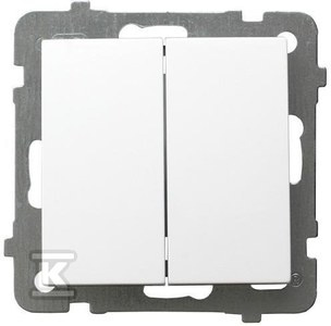 ŁĄCZ.2-GRUP.ŚWIECZ.+RAMKA 1-KR.BIAŁY