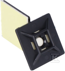 UCHWYT MOCUJĄCY SAMOPRZYLEPNY HW-4ACB CZARNY (100szt.)