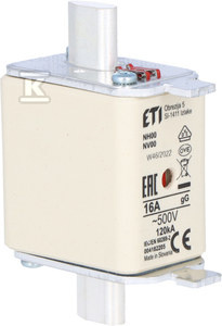 NH00 GG 16A/500V WKŁ.ZWŁ. KOMBI