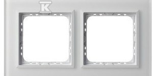 RAMKA 2-KR.BIAŁE SZK.SZRONIONE SONATA