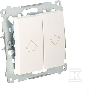 PRZYCISK ŻALUZ BLOK.ELEK.BIAŁY SIMON54