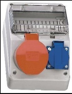 ZEST.ZASIL.25A GN.16A 3P+N+Z,10/16A 2P+Z