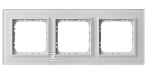 RAMKA 3-KR.BIAŁE SZK.SZRONIONE SONATA
