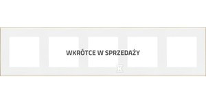 RAM.5-KR.DUO BIAŁA PODSTAW.ZŁOTA SIMON