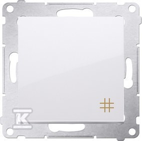 ŁĄCZ.KRZYŻ.+RAM.GIPS /IP44 BIAŁA SIM