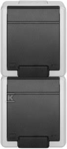 GN.2X2P+Z PIONOWE IP55 SZARY AQUANT2K
