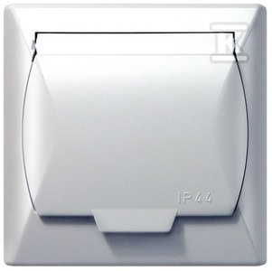 GN.1-KR.Z/U IP44 KLAPKA AKCENT BIAŁY
