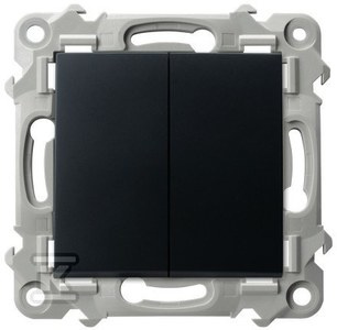 ŁACZ.2-BIEG.ŚWIECZ.CZARNY METALIK SZAF