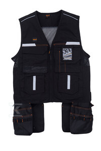 KAMIZELKA NARZĘDZIOWA PROF CZARNA XL