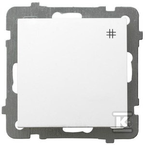 ŁĄCZ.KRZYŻOWY+RAMKA 1-KR.BIAŁY AS