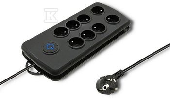 LISTWA ANTYPRZEPIĘCIOWA 8 GNIAZD 2.5M B