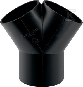 Trójnik pehd 75x63/60 skoś.symet.(kan.hdpe)