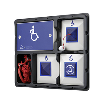 System wzywania pomocy do toalet, komplet CFEAPULLKIT