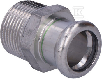 ZŁĄCZKA 18X3/4 GZ INOX PRESS