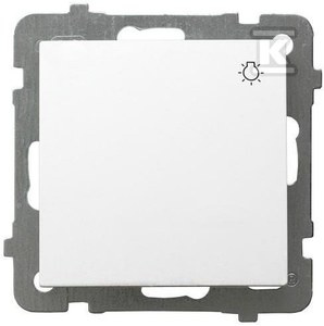 ŁĄCZ.ZW. ŚWIATŁO+PUSZ.N/T 1-KR.BIAŁ