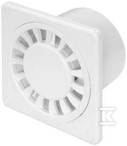 Wentylator wyciągowy ścienny WWD100, Ø100 mm, biały