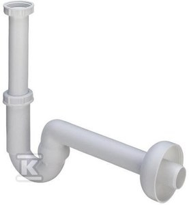 Syfon rurowy 5/4" x 32 tworzywo sztuczne