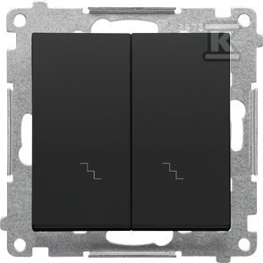 ŁĄCZ.2-KR.SCHODOWY CZARNY MAT SIMON55