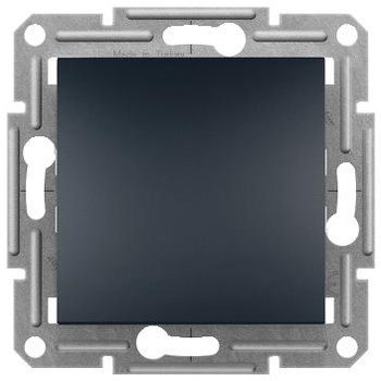 Łącznik pojedynczy schodowy bez ramki Schneider Asfora EPH0400371 antracyt