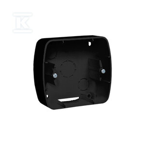 PRZ.ŚW.PODŚW+PUSZ.N/T IP20 CZARNY AKOR