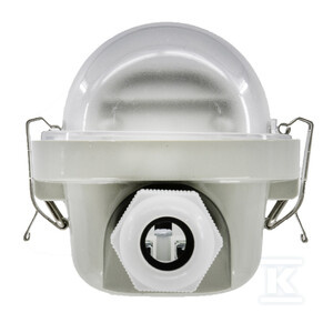 OPR. DP HOUSING 600 E 1XLAMP IP65
