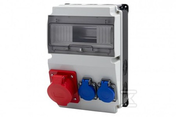 ROZDZ.STAC.LAGO 10M 32/5 2X230V CZ/BI.