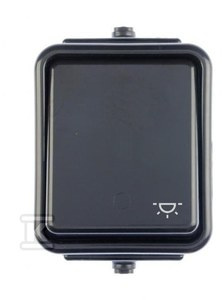 PRZYCISK "ŚWIATŁO" IP44 CEDAR CZARNY