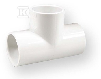 TRÓJNIK RÓWNOPRZELOT. KW/KW/KW PVC 1 1