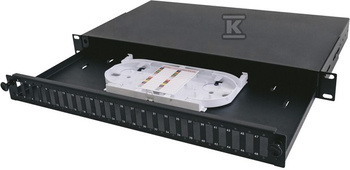 PANEL 19" 1U 24XSC DX 1X KASETA SC-FL-01