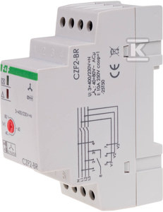 CZF-2BR CZUJ.ZAN.FAZ 3X400V 10A 2M DWUST
