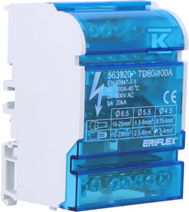 BLOK DYSTRYBUC.CZTEROPOLOWY TD 80/100A