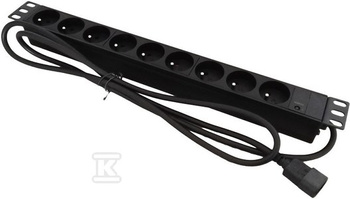 LISTWA ZASIL. 19" 9 X CEE 7/5 IEC320 C14