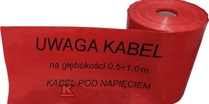 FOLIA 30X0,5 100MB CZER.PERFORACJA NAPIS