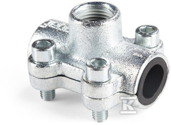 Obejma montażowa Gebo ANB 3/4" x 1/2" do rur stalowych 01.261.28.0201