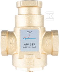 ZAWÓR TEMP.ATV 335,DN25,RP1",KVS9,55 C