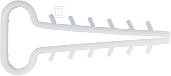 UCHWYT WBIJANY DO PRZEWODÓW PŁASKICH UWP-4 (100szt.)