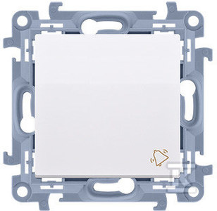 PRZYCISK DZWONEK Z.AUTO BIAŁY SIMON10