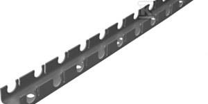 Listwa do mocowania rur o16 - 25 mm x 2 m 1800209027