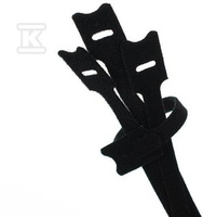 OPASKA RZEPOWA CZARNA 200X13 /OP=5SZT/