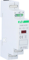 LK-712 R 10÷30V-1×LED CZERW,TH35,1-FAZ