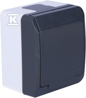 GN.2P+Z N/T IP44 ANTRACYT HERMES