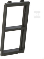 ADAPTER 2 MODUŁY 45X45MM POZIOMO GRAF.