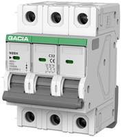 Wyłącznik nadprądowy GACIA N8BH 10KA C 3P 20A