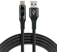 Kabel USB-A / USB-C lcd everactive CBB-2CBL 200cm 3A