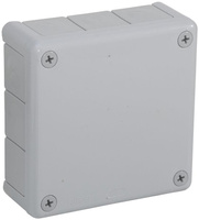 Puszka natynkowa pusta 12 wlotów VIPLAST VP-51 SZARA IP55 118x118x46mm 051-03