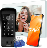 WIDEODOMOFON EURA VDP-86A3 - monitor 10" biały TUYA