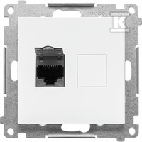 GN.1-KR.KOM.RJ45 K.6 P.BIAŁY MAT SIMON5