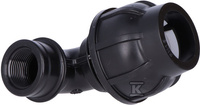 KOLANO ZACISK.PP 90ST.32X3/4" GW DO PE